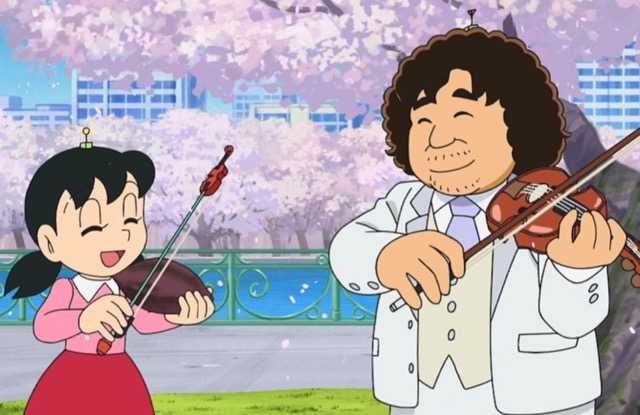 葉加瀬太郎、ドラえもんに出演！！しずかちゃんとバイオリン演奏「えー！見たかった！」「可愛い」
