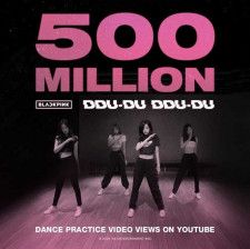 BLACKPINK、｢DDU-DU DDU-DU｣ダンス映像がYoutube再生回数5億回を突破!