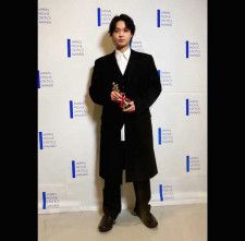磯村勇斗、『第33回日本映画批評家大賞』助演男優賞を受賞！「見るたびビジュが更に良くなっている。」