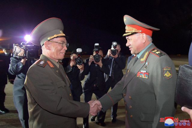 「共通の敵との戦いでロシアと団結」北朝鮮国防相が談話