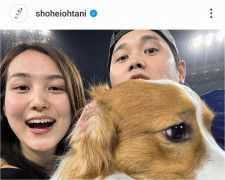 大谷翔平　真美子夫人に「写真撮る？」「めちゃ臭くなるかも」「帰る？」夫婦の会話がほっこり♥