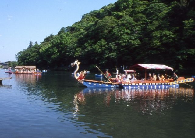 京都嵐山　三船祭