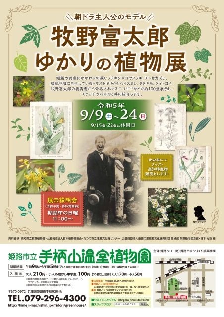 姫路市立手柄山温室植物園　牧野富太郎ゆかりの植物展