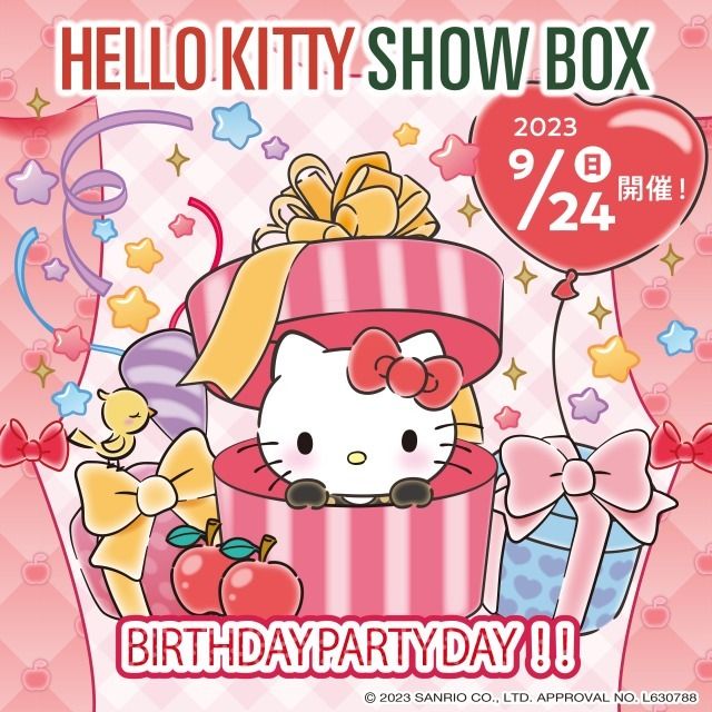 HELLO KITTY SHOW BOX BIRTHDAY PARTY DAY!!（9月）