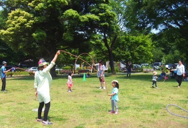 都立東伏見公園「親子スポーツ教室」親子で楽しくコミュニケーション！