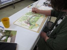 和歌山県植物公園緑花センター 水彩画教室（5月）