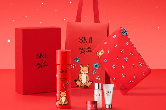 SK-II23年クリスマスコフレ、メゾンキツネとコラボ！人気化粧水が