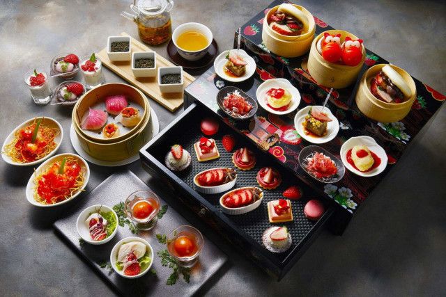 “イチゴ”がテーマの飲茶アフタヌーンティー、ANAインターコンチネンタルホテル東京で