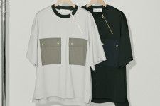 クルニ“ジップ付き”ミリタリーポケットTシャツ＆マーカウェアのモックネックTシャツ、パリゴが別注