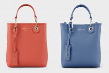 エンポリオ アルマーニのアイコン「MyEA」新作、縦型バッグ＆レッドやブルーの新色