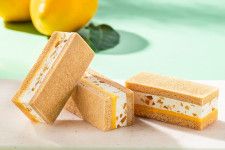 バターステイツ夏限定“爽やかレモン”バターサンド、つぶつぶ食感の2層仕立てクリーム