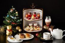 リンツ×ウェスティンホテル横浜のクリスマスアフタヌーンティー、ショコラスイーツや“トナカイ”ケーキ