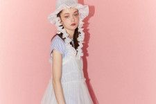 キャンディストリッパー24年夏、ふんわりチュールのシャーリングドレス＆花柄刺繍のミニワンピース