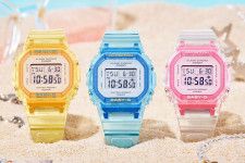 BABY-Gからシースルーの新作腕時計「BGD-565SJ」夏を彩るブルー・ピンク・イエローの3色