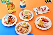 『スポンジ・ボブ』テーマのカフェが渋谷で、スポンジ・ボブ型サンドイッチや“海色”クリームソーダパフェ