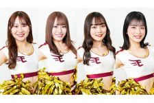 「東北ゴールデンエンジェルス」のNANAKAさん、ASUKAさん、KOHARUさん、NANAさん（左から）【提供：パ・リーグ インサイト】