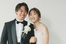 ともにプロゴルファーの松田一将と新海美優が結婚を発表した（マネジメント事務所提供）
