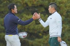 盟友2人が国内外ツアーで優勝。ともに急浮上した ※撮影は2023年「ゴルフ日本シリーズJTカップ」