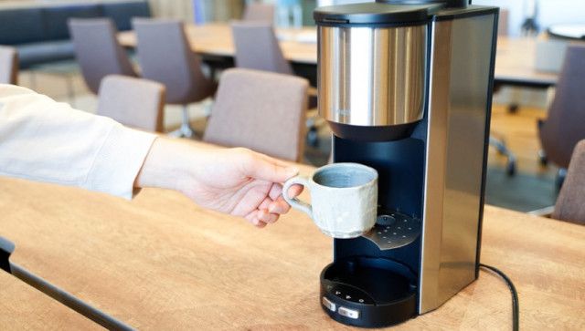 コンビニコーヒーのような挽きたてコーヒーが自宅で楽しめる全自動コーヒーメーカー「マイバリスタ」