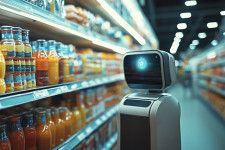 在庫管理が楽になる!? 米スーパーが専用ロボットを導入
