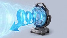 炎天下の作業も快適に! 屋外で使える大風量のコードレス扇風機