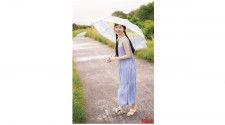AKB48・山﨑空、夏先取りのノースリーブワンピで爽やか笑顔
