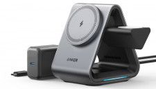 iPhone、Apple Watch、AirPodsを3台同時にワイヤレスで充電！ Made for MagSafe認証取得「Anker 737 MagGo Charger（3-in-1 Station）」