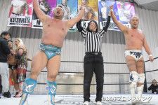 【DDT】KO-Dタッグ前哨戦で松永が王者・飯野に直接勝利