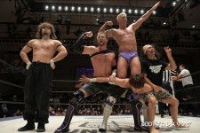 【DDT】ザックがクリスとの英国コンビで上野&MAOと熱闘ドロー 「次DDTに来る時はIWGP世界ヘビー級王者として」