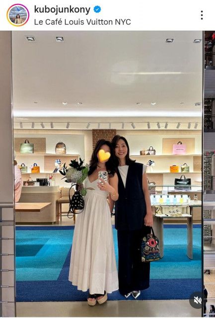 元ＮＨＫ久保純子アナ　１７歳次女がすんごい色気…母娘ショット「姉妹のよう」「素敵なお嬢様」の声