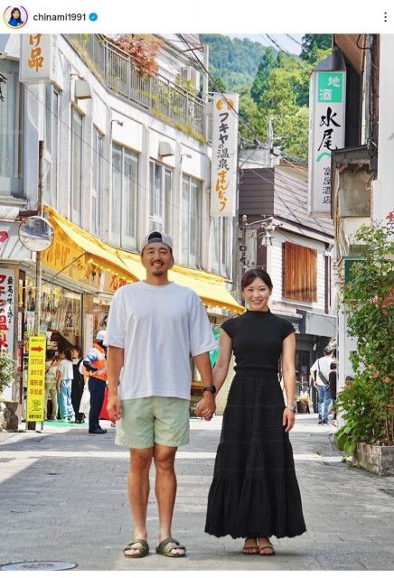 ロコ・ソラーレの吉田知那美　結婚３年のイケメン夫と２ショット「ラブラブですなぁ」「にやけてしまう」