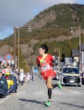 【箱根駅伝】城西大５区・斎藤将也　危機的状況の中での快走「きつかった」　中継車に「どけ！」と叫ぶ場面も