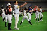 野球の基本　前巨人監督・原さんら伝授　札幌で子ども向け教室