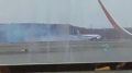 【速報】新千歳空港に着陸する全日空機から煙　油圧系統トラブルで滑走路上で停止　乗客乗員にけがなし