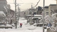 札幌市民「切ないね…腰に来ます」　24日北海道内各地で雪　札幌の小金湯で道内最多21センチの積雪