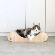 【ベッドになるつめとぎ】猫にフィットする「バリバリベッドカール」発売！