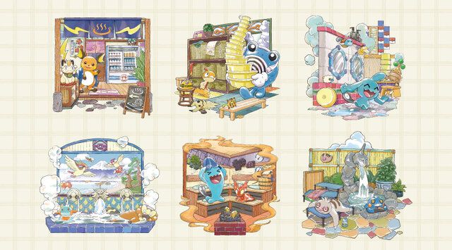 ポケモンがいる銭湯”をテーマにした「ぽけもんせんと〜」に癒さ