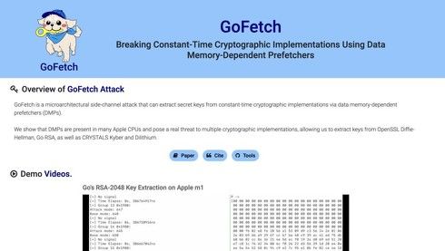 Appleの“Mシリーズチップ”から秘密鍵を盗む攻撃「GoFetch」　米研究者らが発表