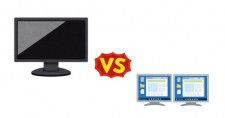 大画面ディスプレイ1台 vs. 複数枚ディスプレイ　作業効率がいいのはどっち？