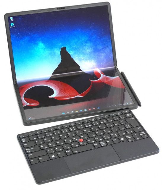 16.3型の折りたたみノートPC「Thinkpad X1 Fold」は“大画面タブレット”として大きな価値あり