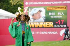 優勝した桂川　男子ゴルフ