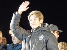 大迫勇也選手　※写真は2023年12月3日の優勝報告会より（写真：ラジオ関西）