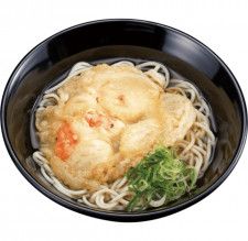 姫路「えきそば」一番人気の「天ぷらえきそば」（画像：まねき食品提供）