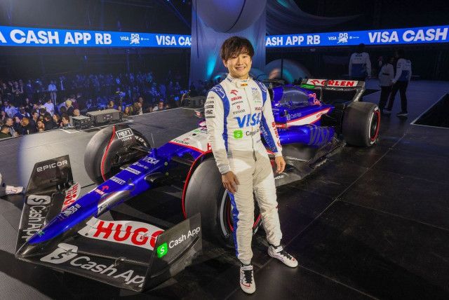 角田裕毅、新体制ビザ・キャッシュアップRBとして挑むF1での4年目に向けて「期待は沢山！」チームへの貢献誓う
