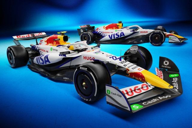 【期間限定！最安値挑戦】 F1新車”雑感”解説2025「レーシングブルズVCARB02」サイド F1