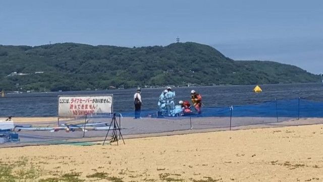 博多湾の遊泳レース参加者が心肺停止で搬送