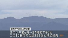 新燃岳　火山性地震が増え気象庁が調査　鹿児島県