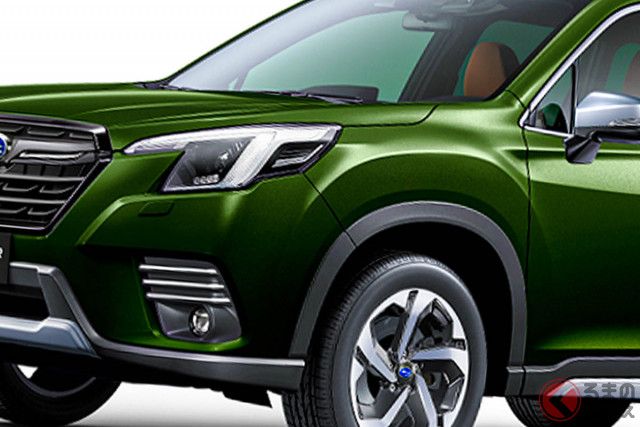 スバル「新型SUV」発表！ 新2.5リッターエンジン搭載！ オシャグリーン＆上品内装も選べる「フォレスター」中国で502万円から