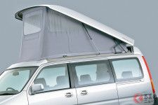 家族4人で「寝れる!?」 ホンダ「ステップワゴン」に純正「車中泊」仕様あった！ 理想のミニバンは「屋根がテント」？