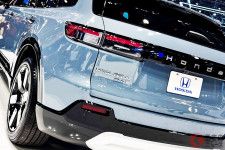 ホンダが新型「デカいSUV」実車公開！ 斬新な“高級感デザイン”が超カッコイイ！ オーバー700万円の新型「プロローグ」米国に登場